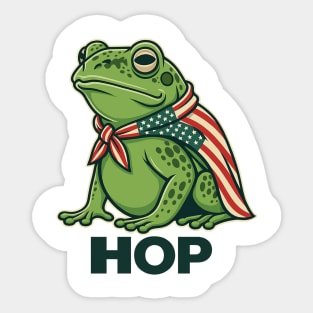 Portland-Frog-Hop Sticker